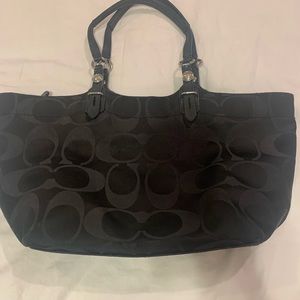 Black coach bag